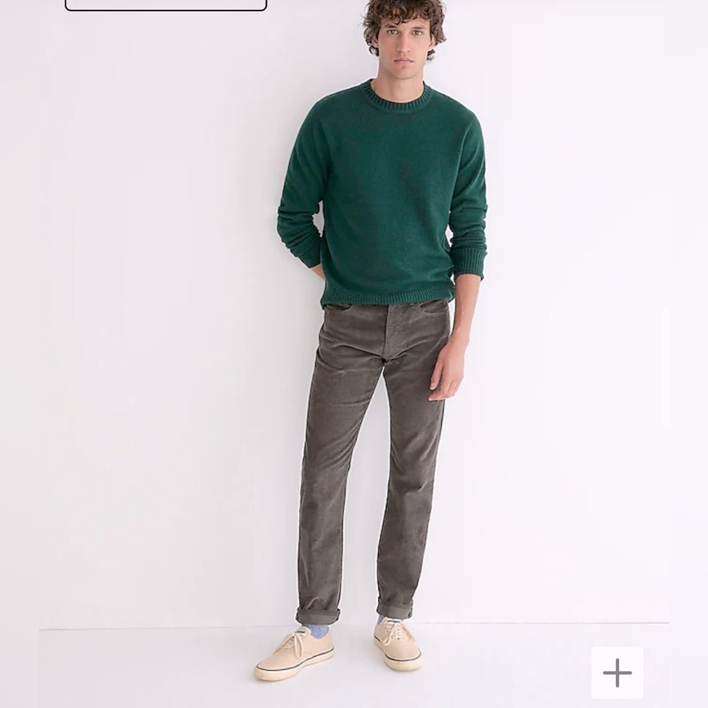 J. Crew Straight-fit pant in corduroy